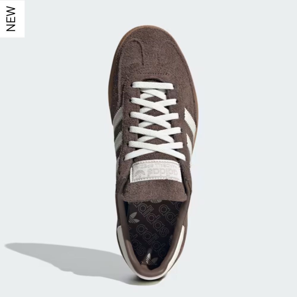 NWT Adidas Handball Spezial Sneakers Earth Strata Off White Gum Sz Women 6.5 - Picture 3 of 15